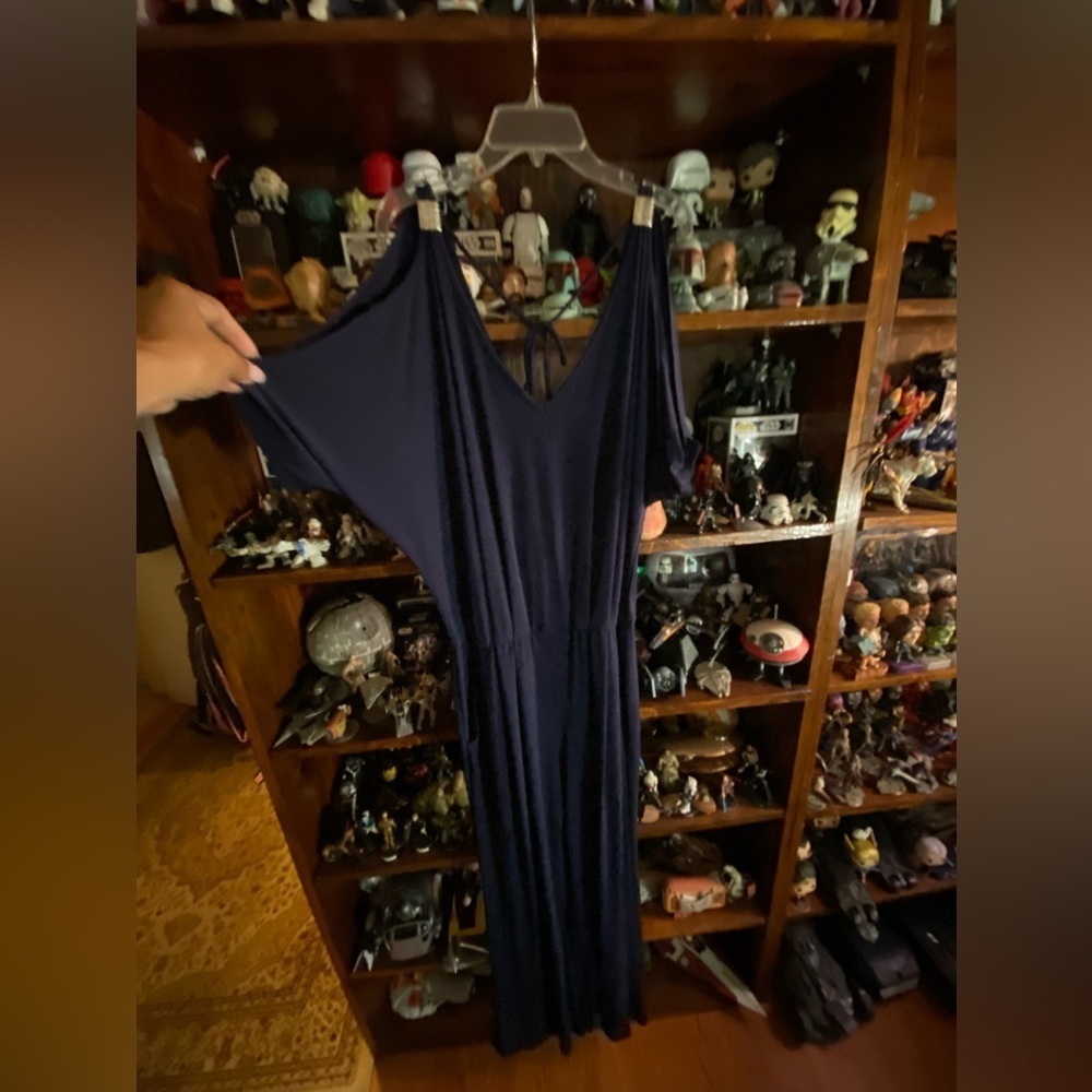 Large blue jumpsuit